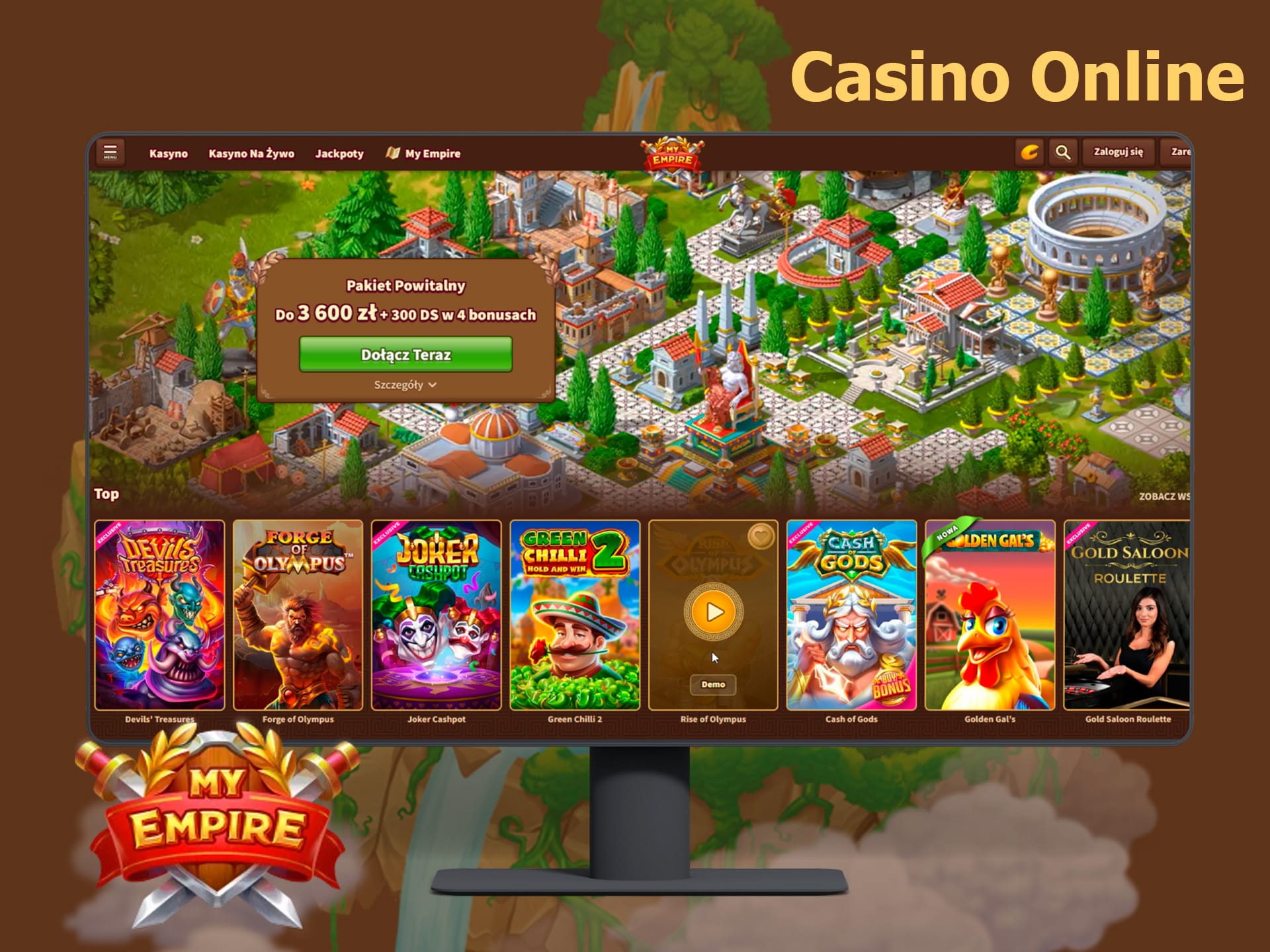 myempire casino no deposit bonus