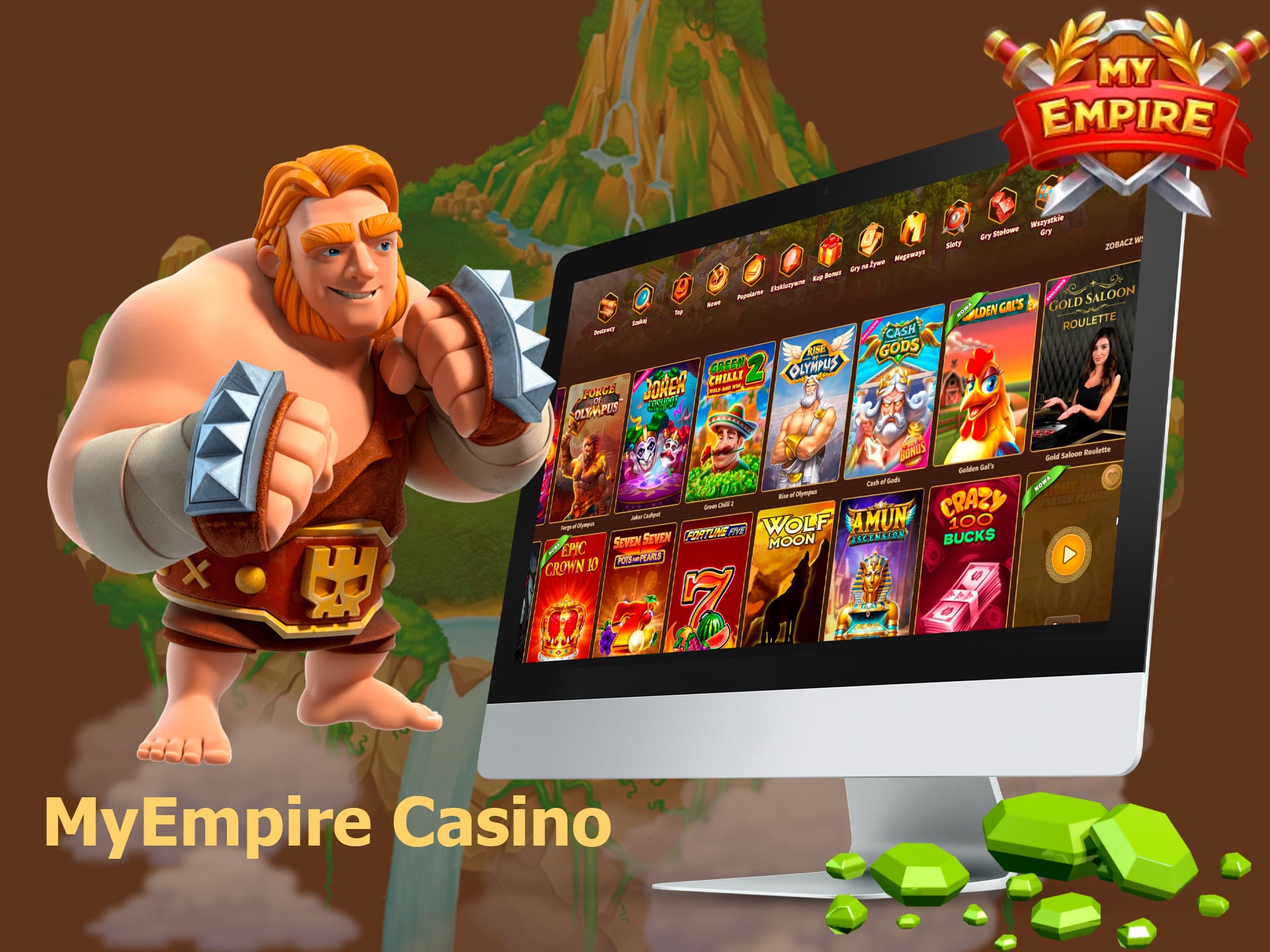 Najlepsze gry w MyEmpire Casino